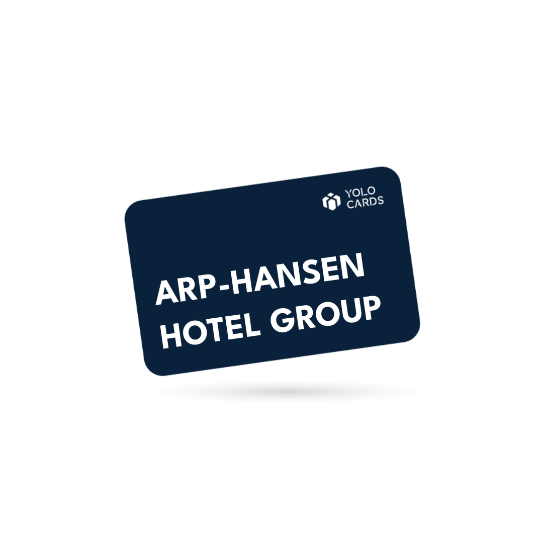 Arp-Hansen Hotel Group gavekort – YOLO Cards