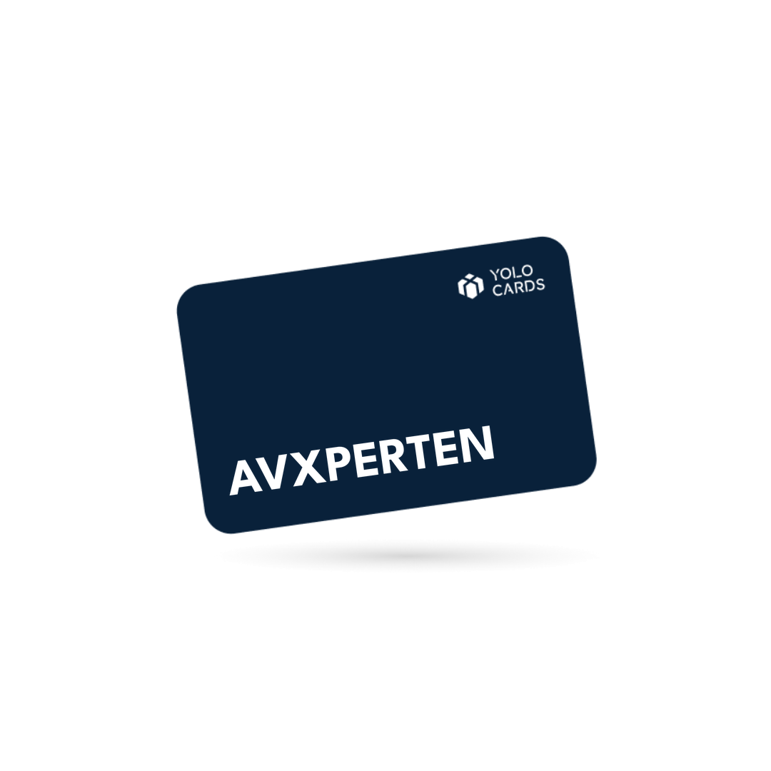 avXperten gavekort – YOLO Cards