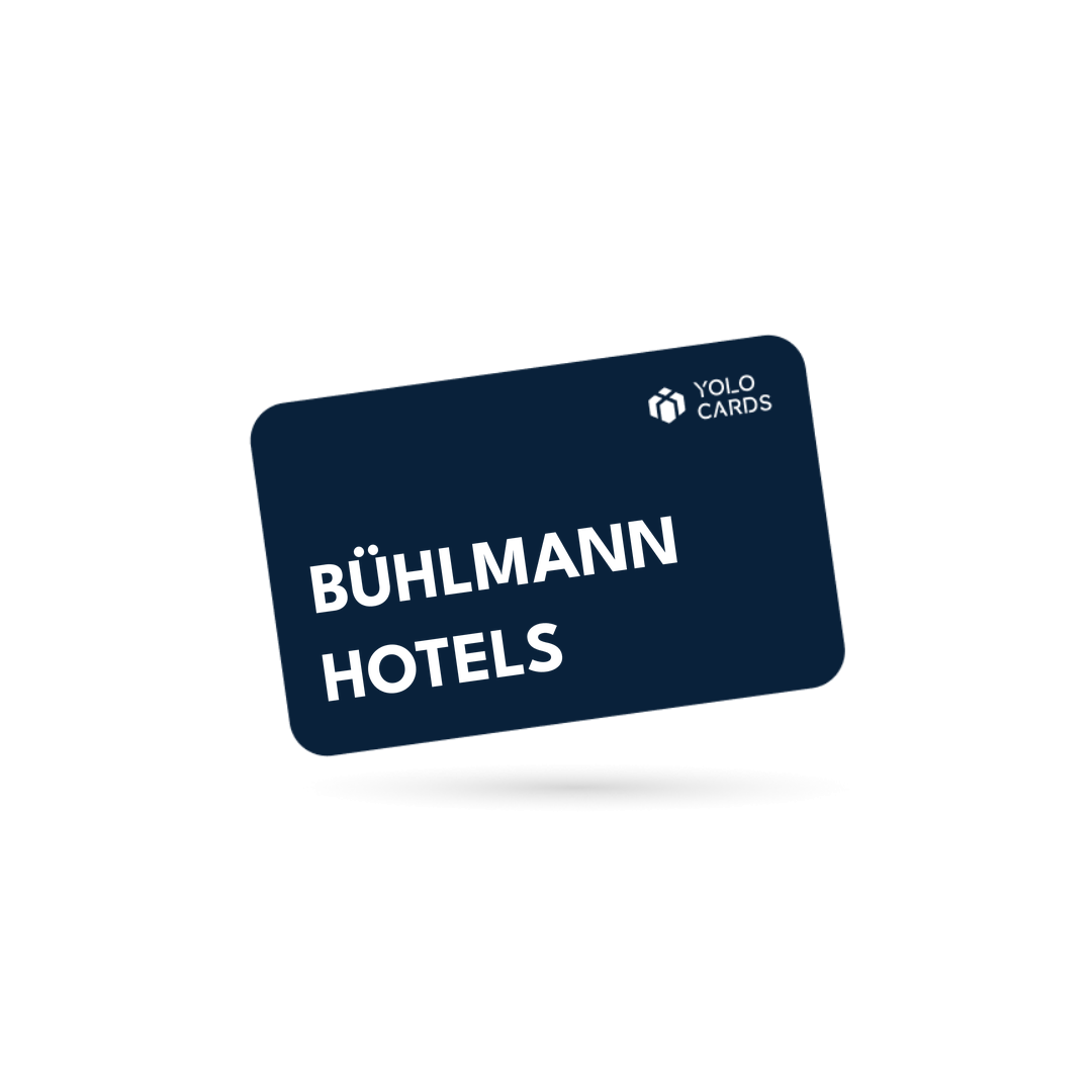 Bühlmann Hotels gavekort – YOLO Cards