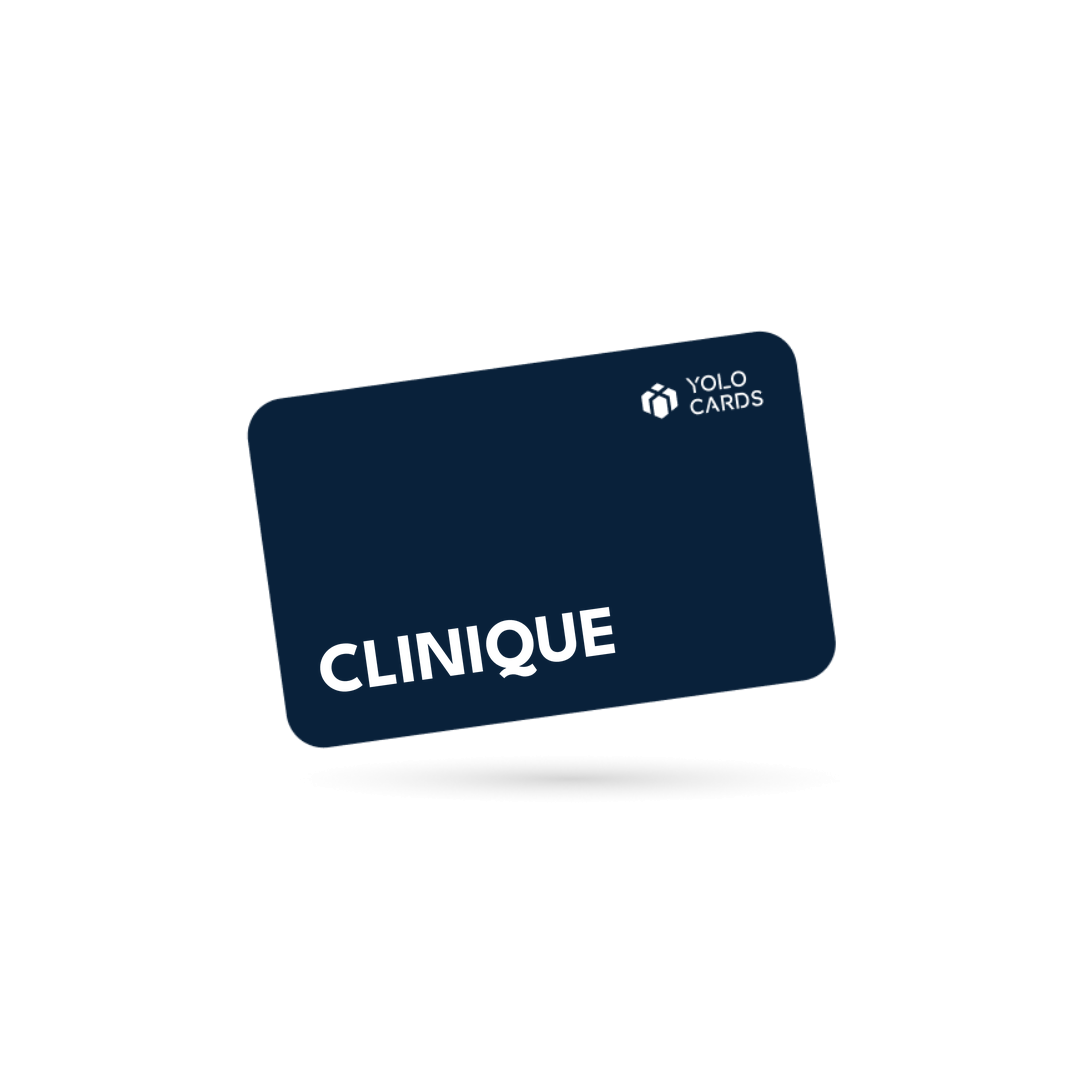 Clinique gavekort – YOLO Cards