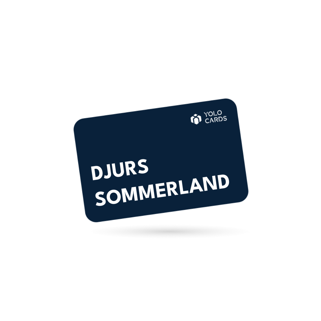 Djurs Sommerland gavekort – YOLO Cards