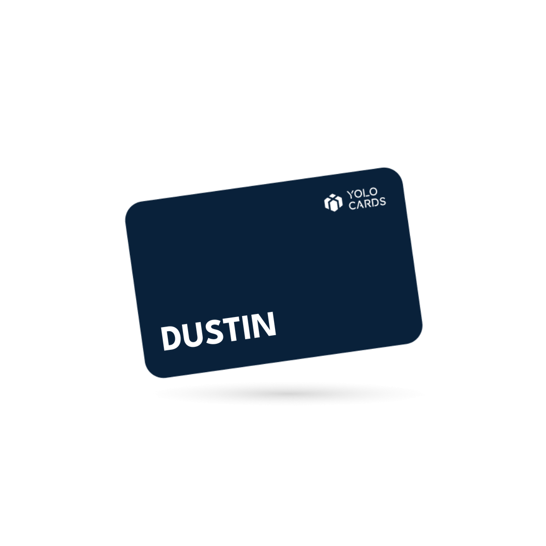 Dustin gavekort – YOLO Cards