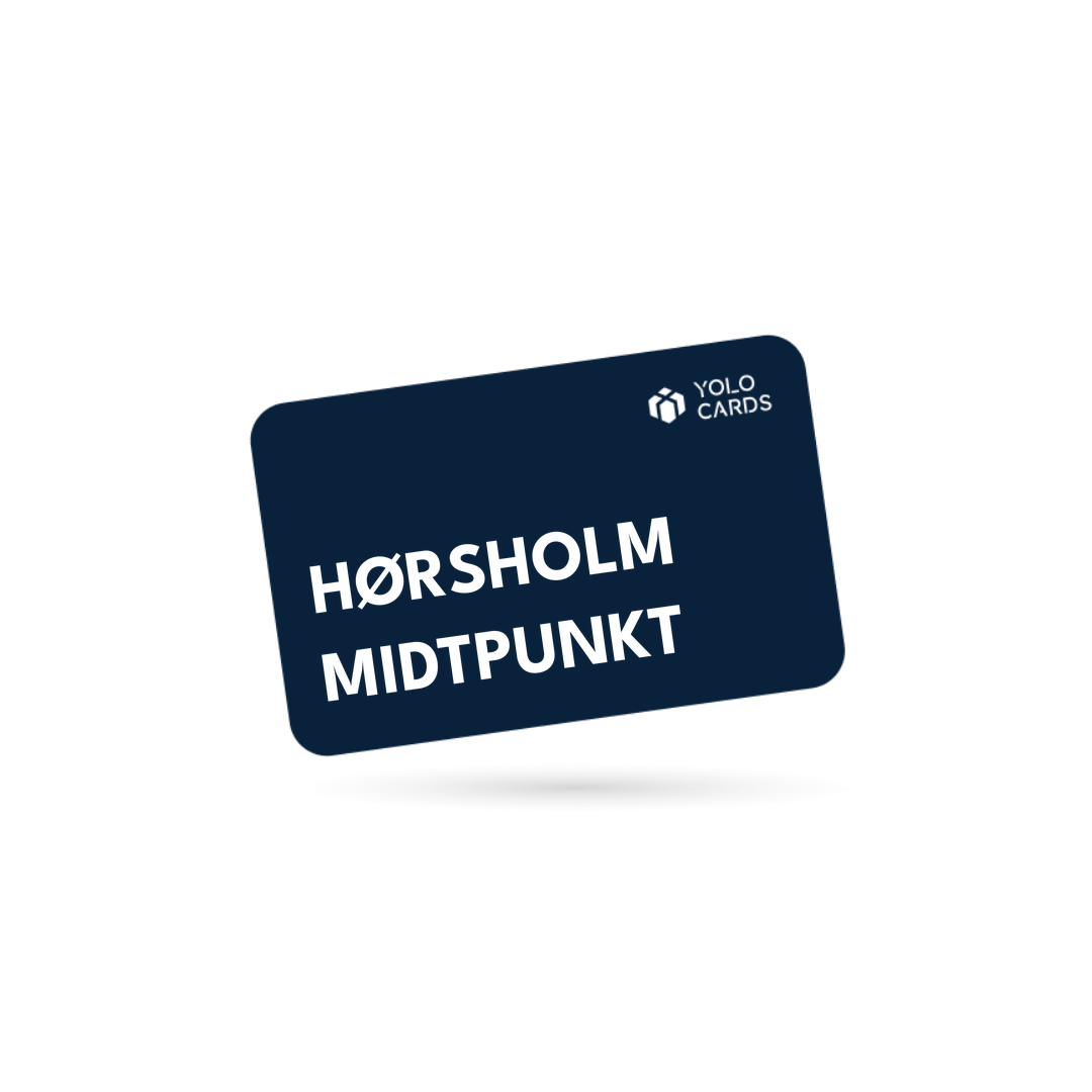 Hørsholm Midtpunkt gavekort – YOLO Cards