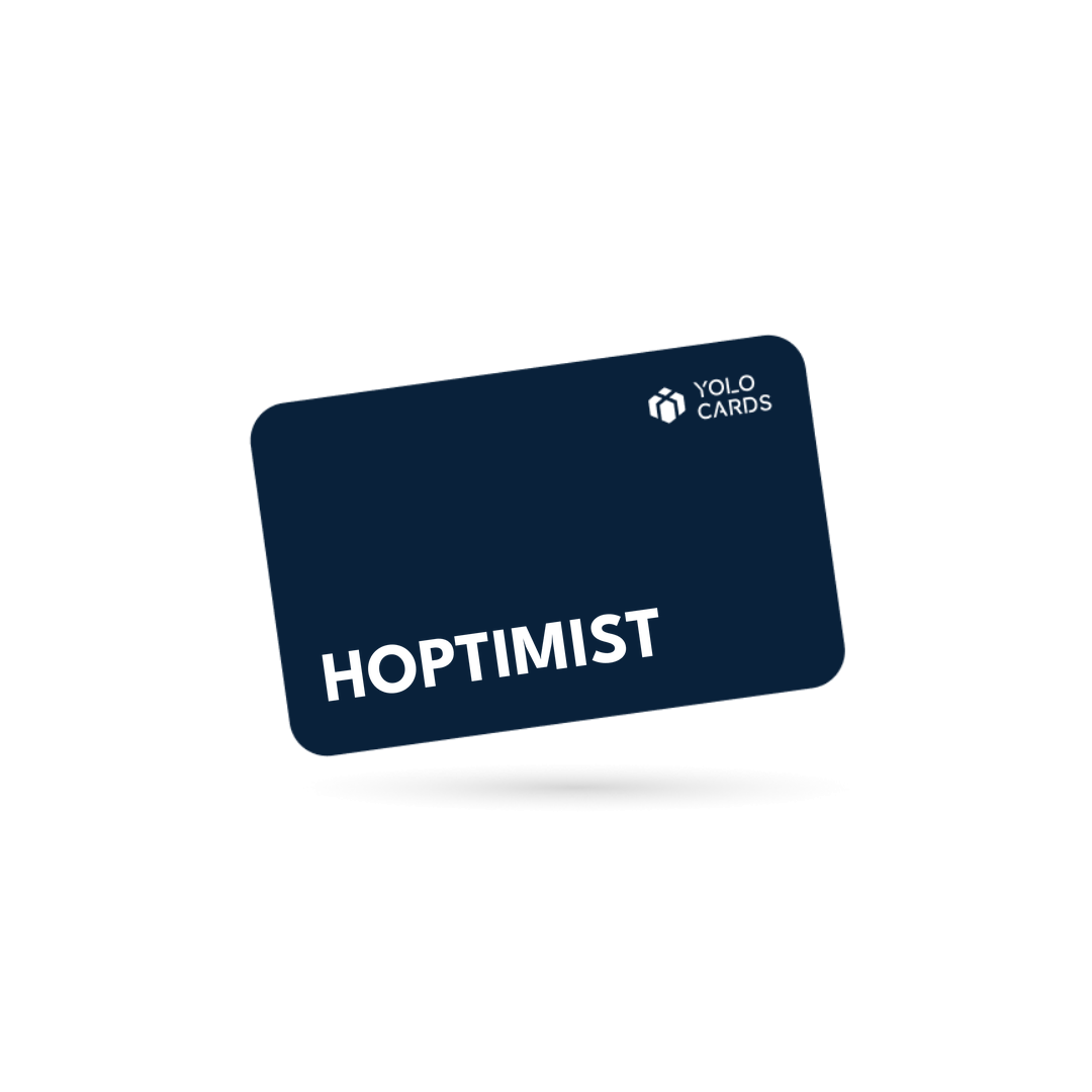 Hoptimist gavekort – YOLO Cards