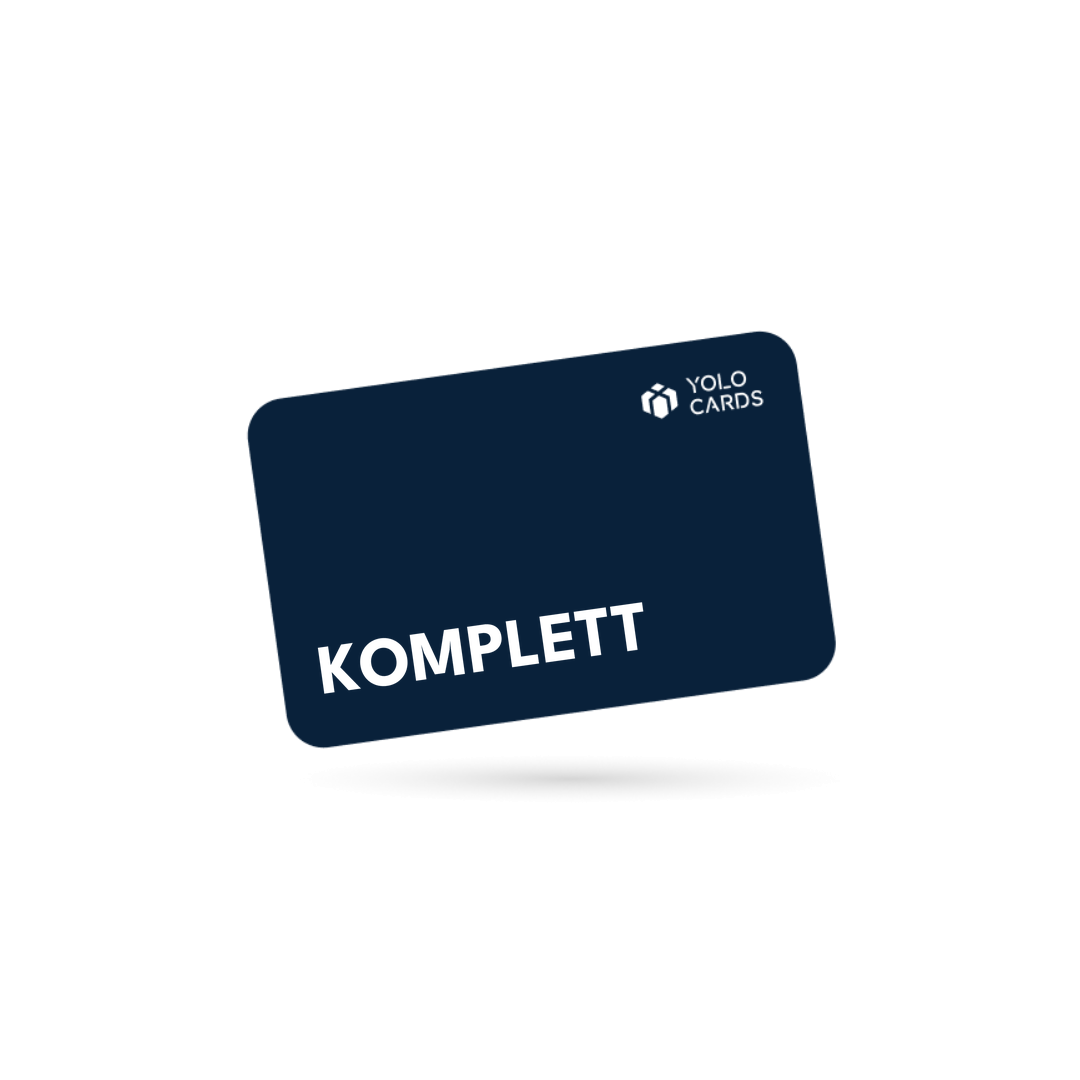 Komplett gavekort – YOLO Cards