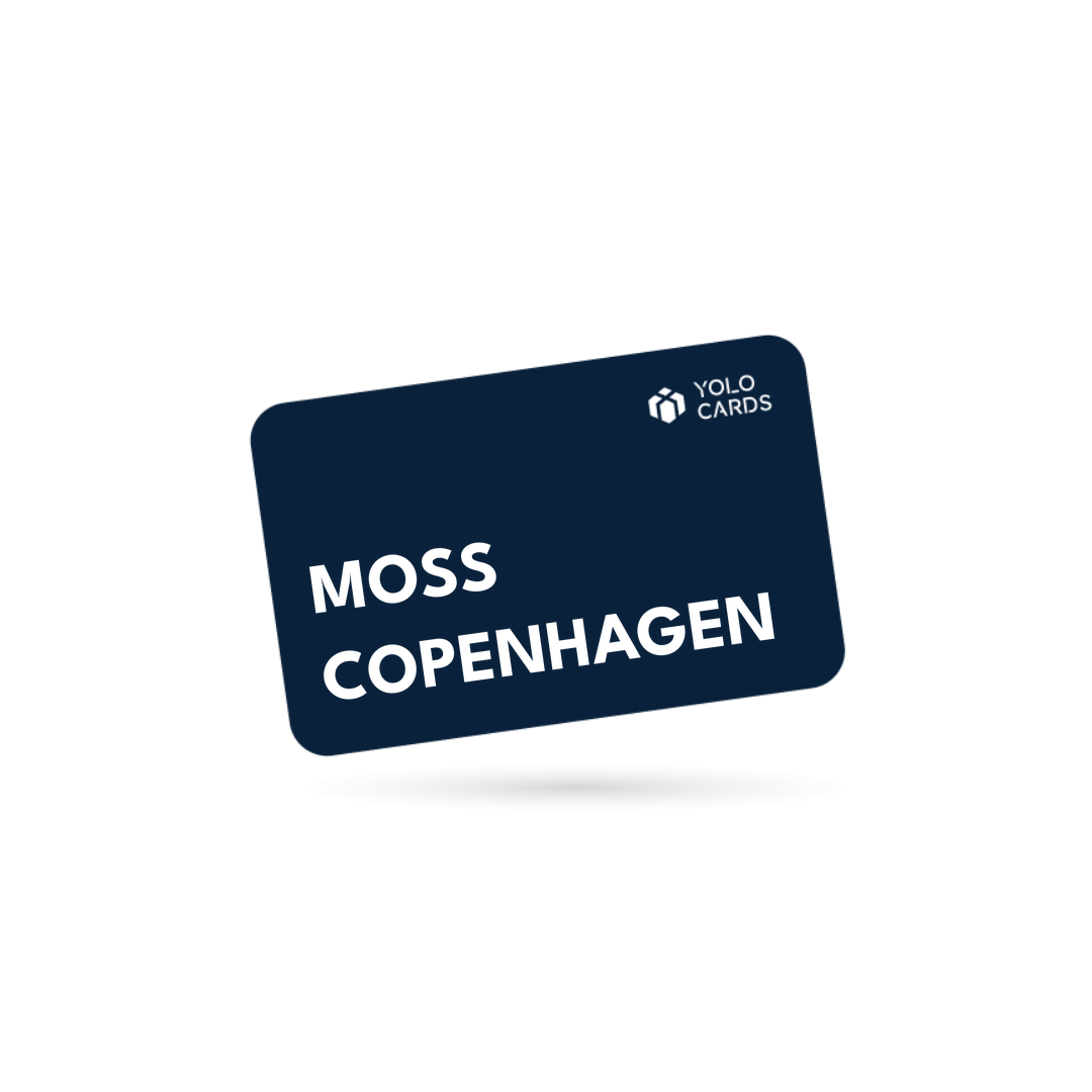 MOSS COPENHAGEN gavekort – YOLO Cards