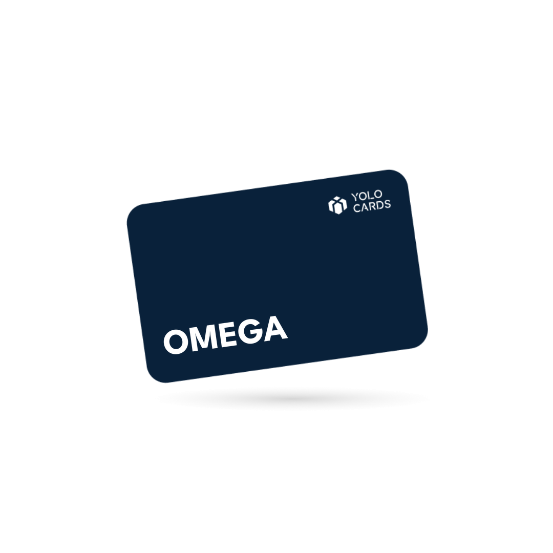 Omega gavekort – YOLO Cards