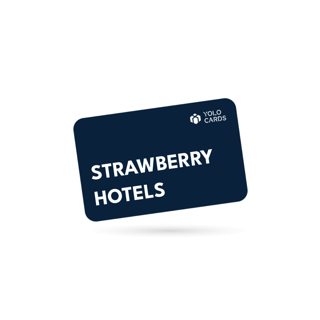 Strawberry Hotels gavekort – YOLO Cards