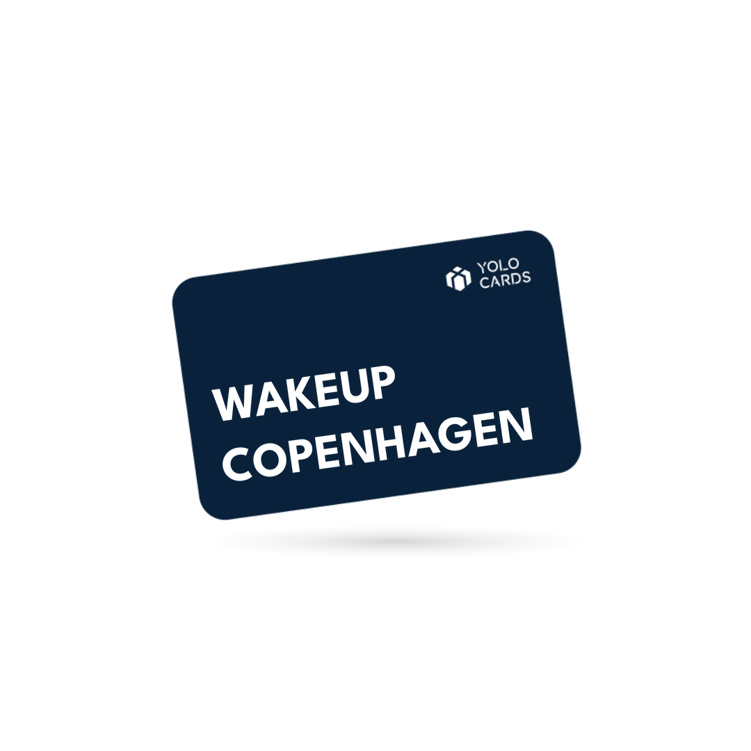 Wakeup Copenhagen gavekort – YOLO Cards