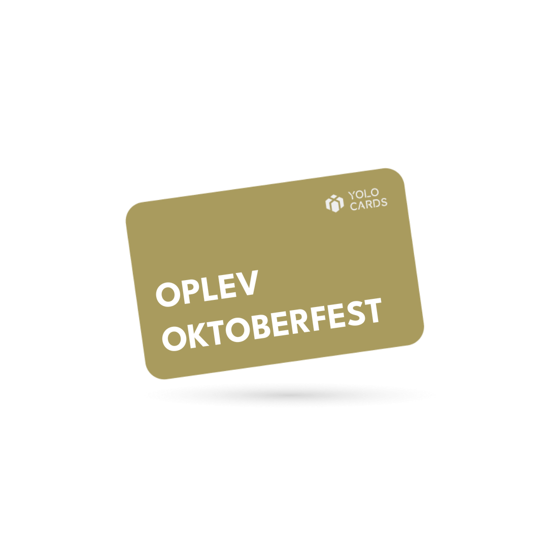 YOLO-gavekort – Oplev Oktoberfest