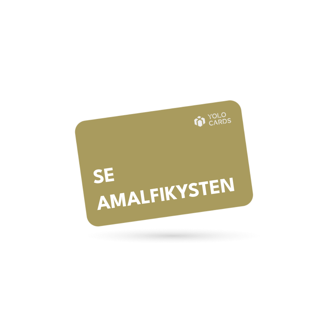 YOLO-gavekort – Se Amalfikysten