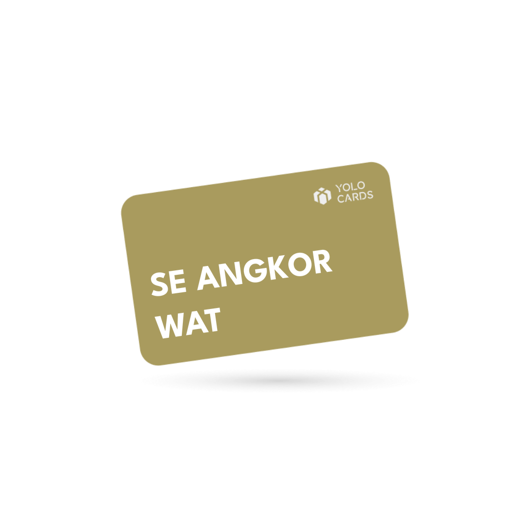 YOLO-gavekort – Se Angkor Wat