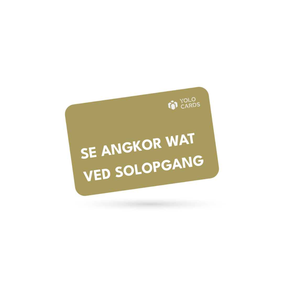 YOLO-gavekort – Se Angkor Wat ved solopgang