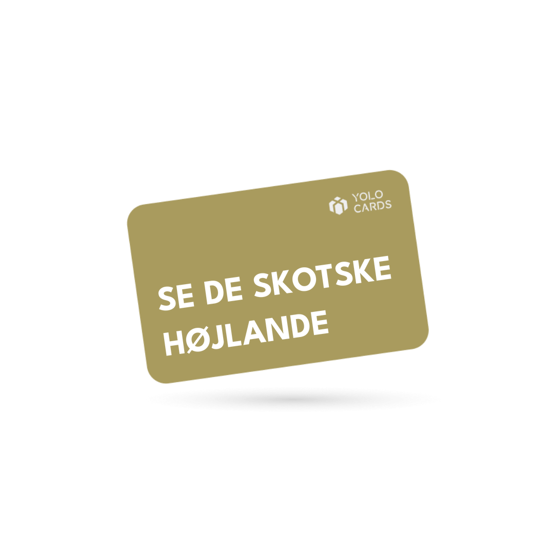 YOLO-gavekort – Se de skotske højlande
