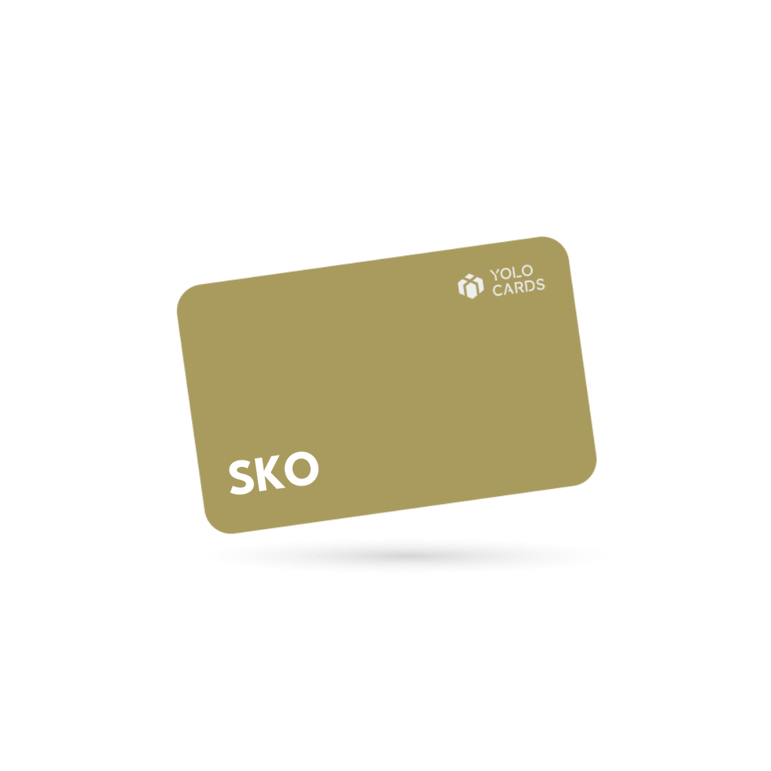YOLO-gavekort – Sko Gavekort
