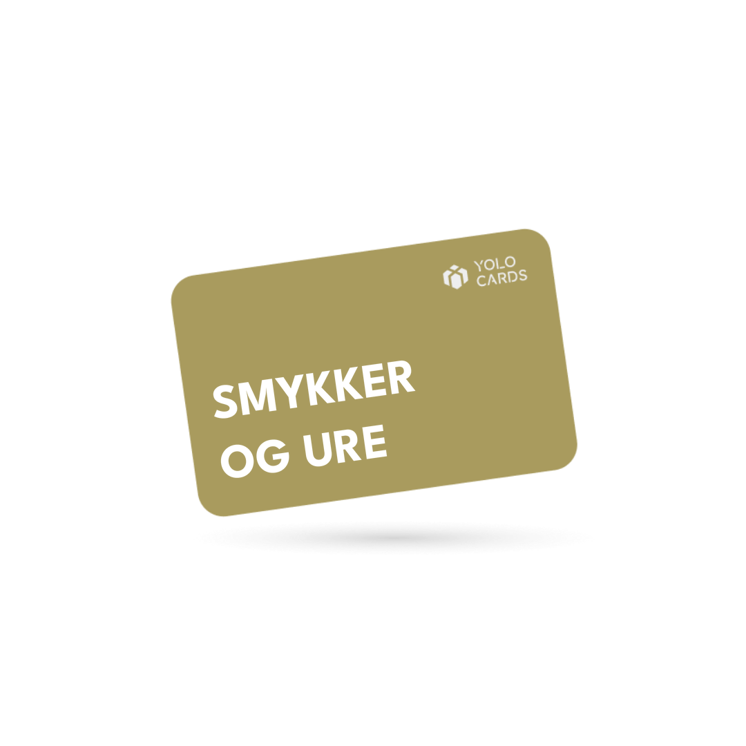 YOLO-gavekort – Smykker og ure Gavekort