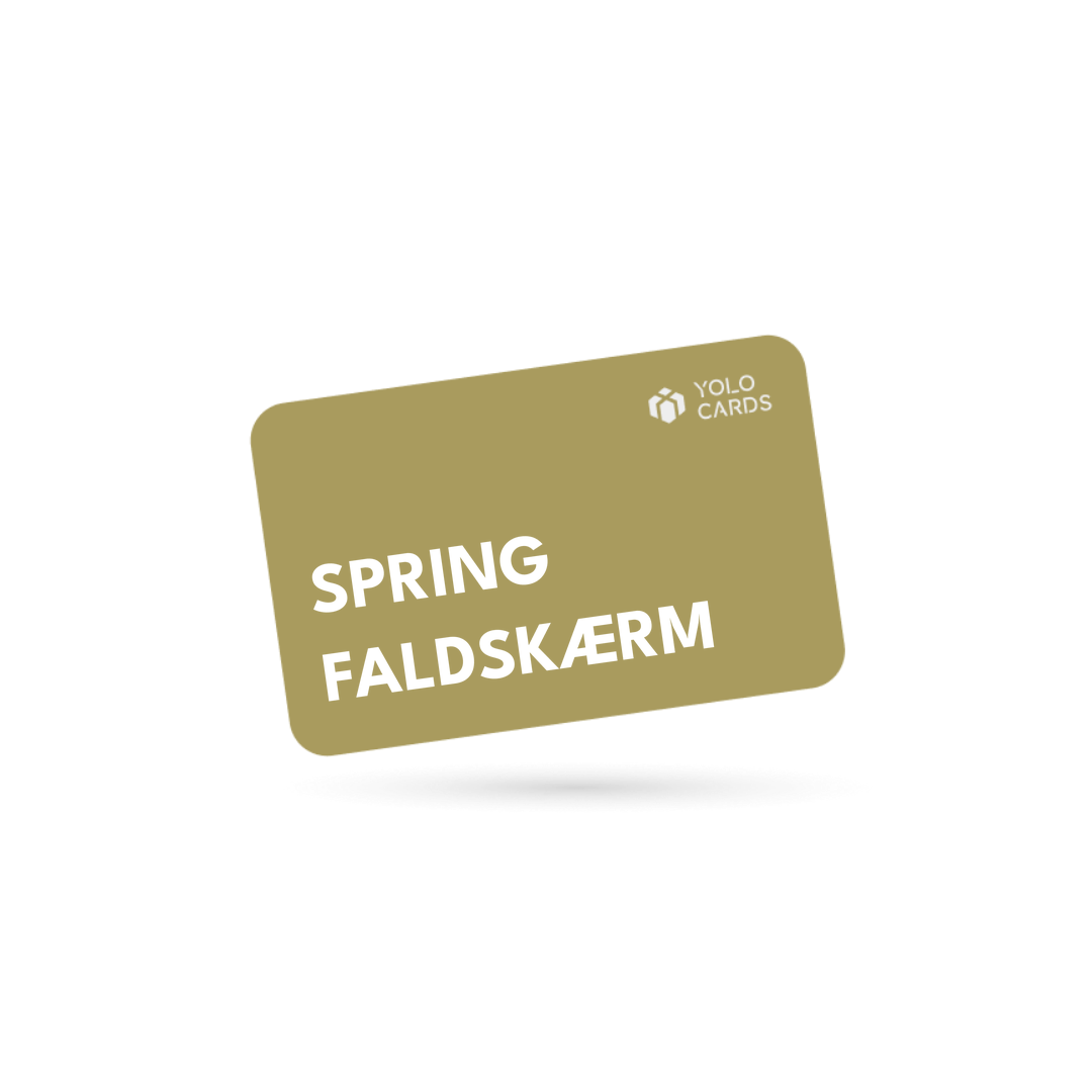 YOLO-gavekort – Spring faldskærm